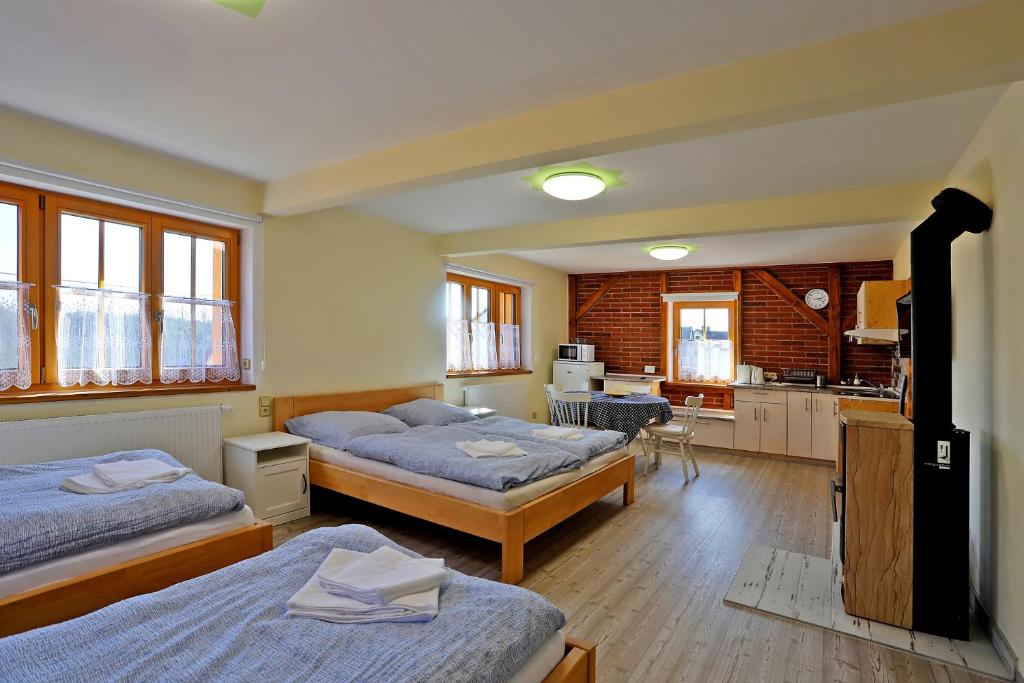 Postel nebo postele na pokoji v ubytování Apartments Pavel