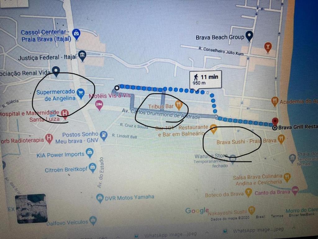  Casa PRAIA BRAVA próximo de tudo!!! 950m DA PRAIA
