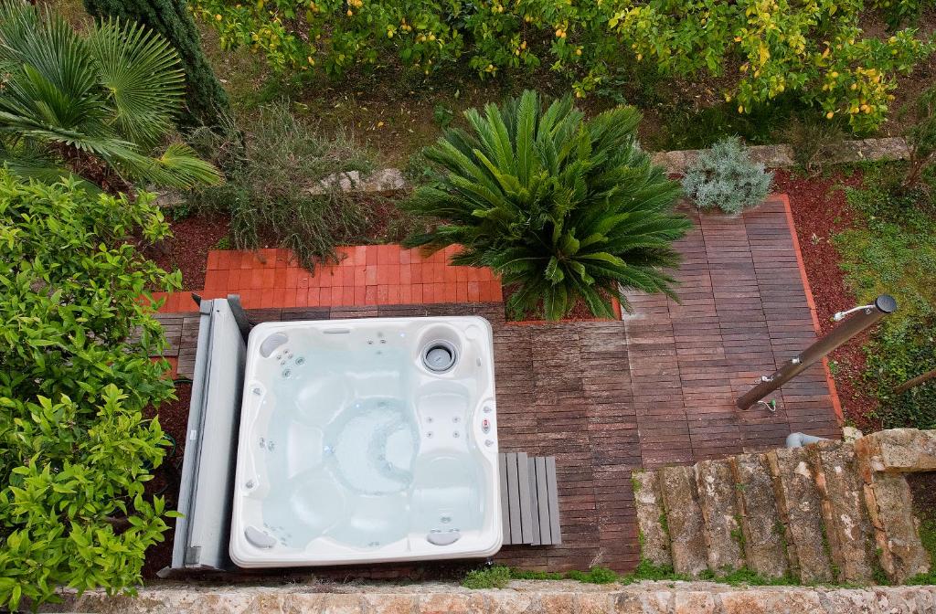 Zahrada ubytování Villa Tangerine Vis