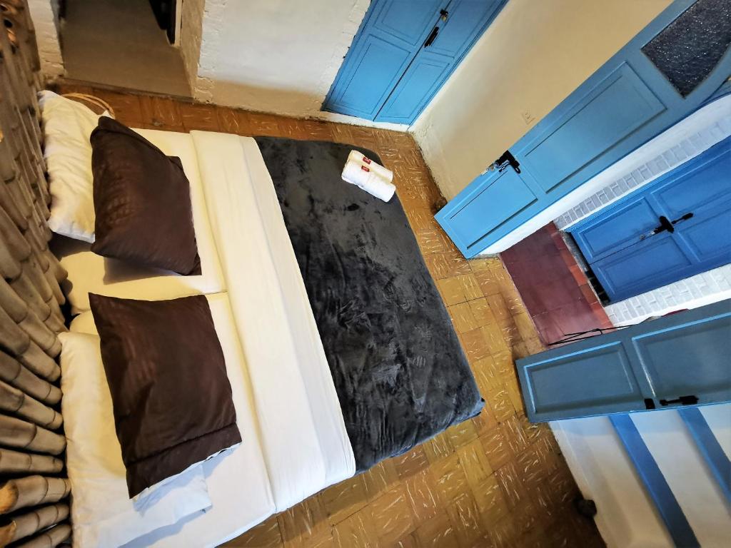 Voodi või voodid majutusasutuse Hostel Once Once toas