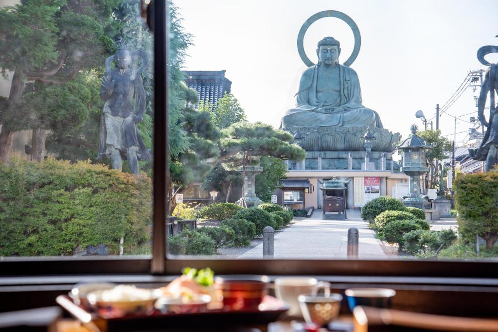 Restaurace v ubytování Kadokyu Ryokan