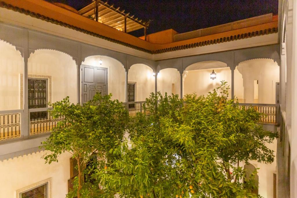 Balkón nebo terasa v ubytování Riad Tchaikana