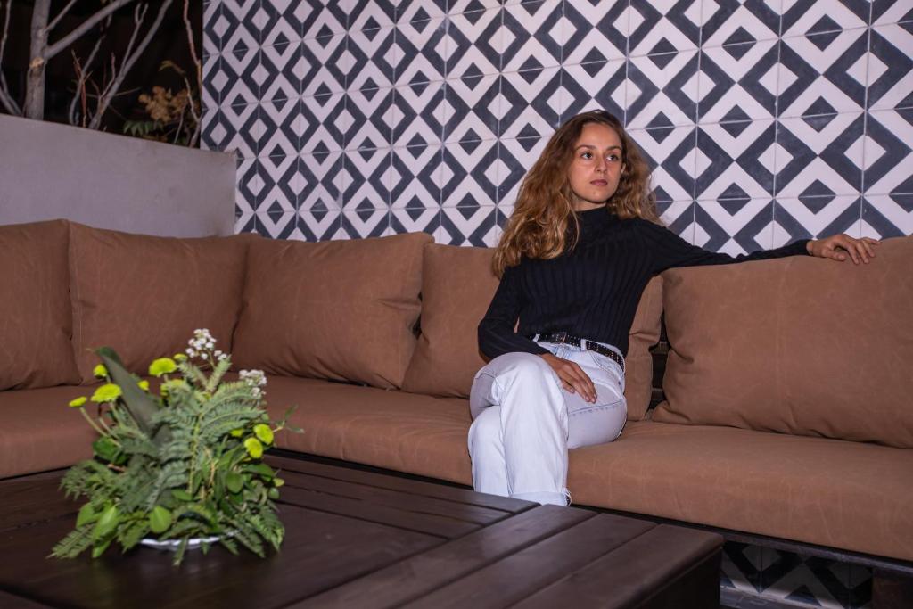Posezení v ubytování Hotel Toulousain