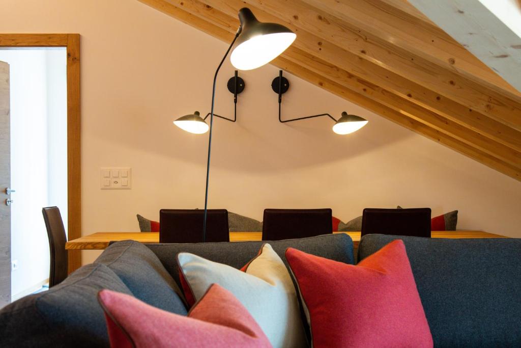Posezení v ubytování Britannia Penthouse