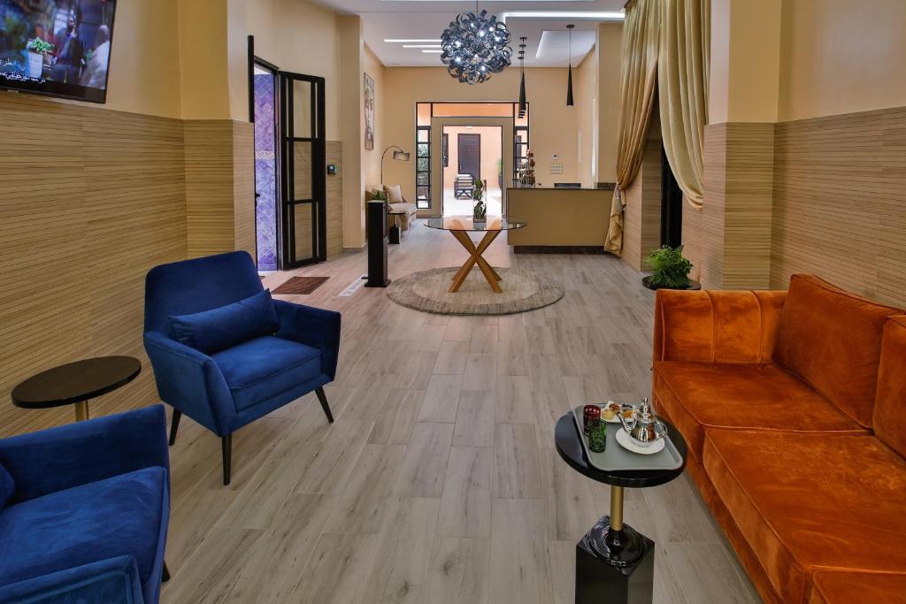 Posezení v ubytování Hotel Toulousain