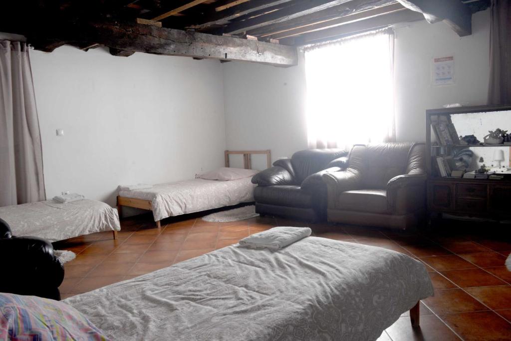 Posezení v ubytování casa das pombas
