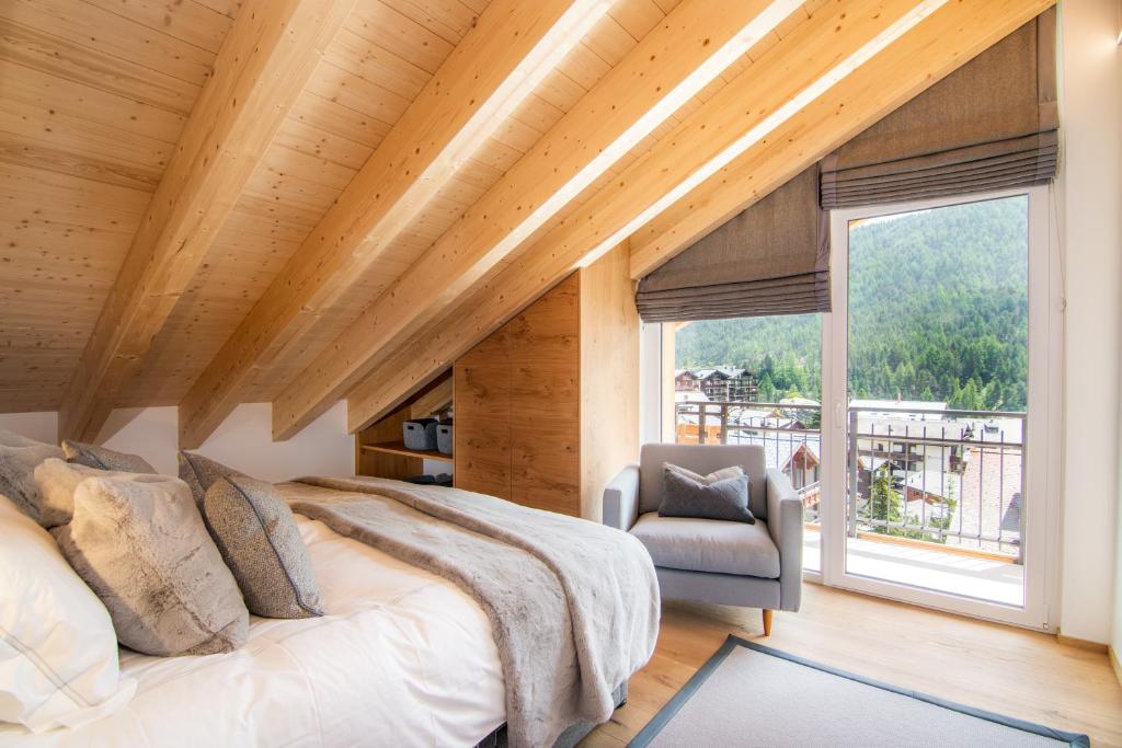 Posezení v ubytování Britannia Penthouse
