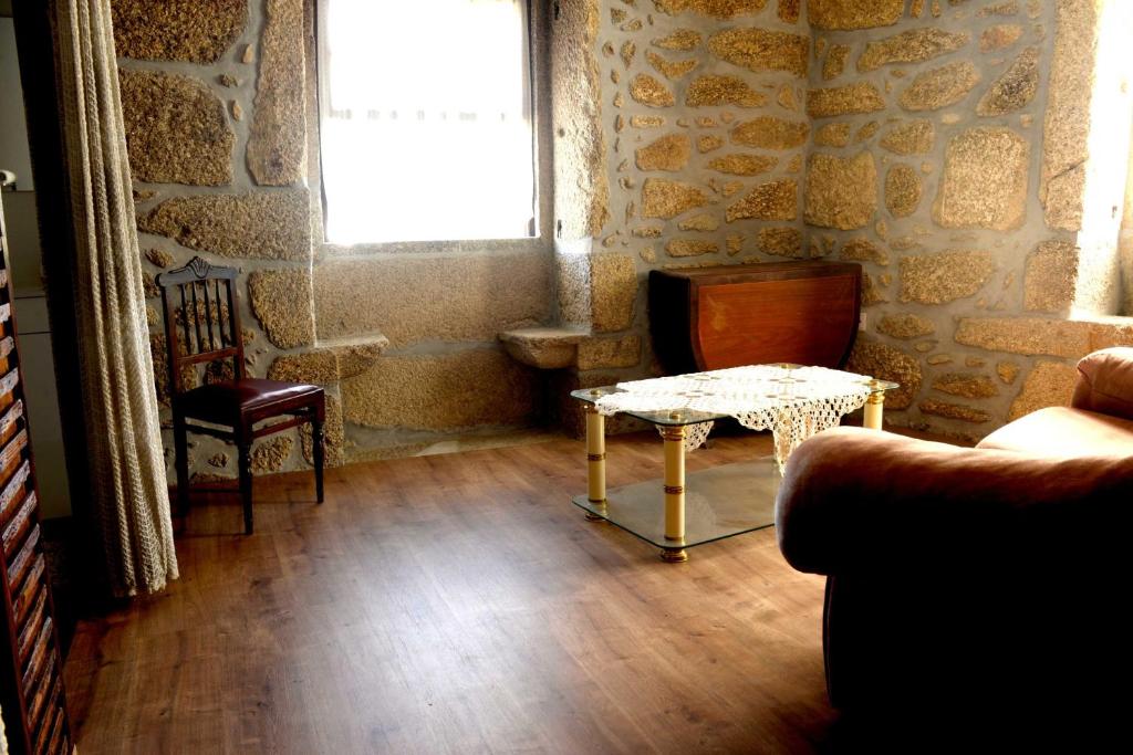 Posezení v ubytování casa das pombas