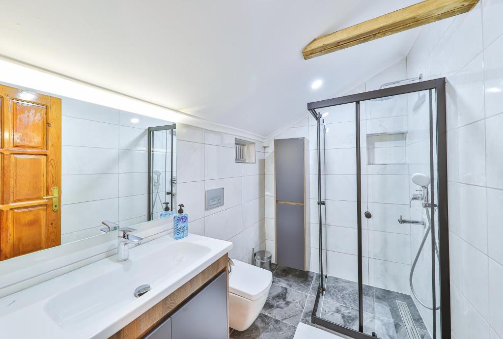 Koupelna v ubytování Villa Dundar - Kas Apartments