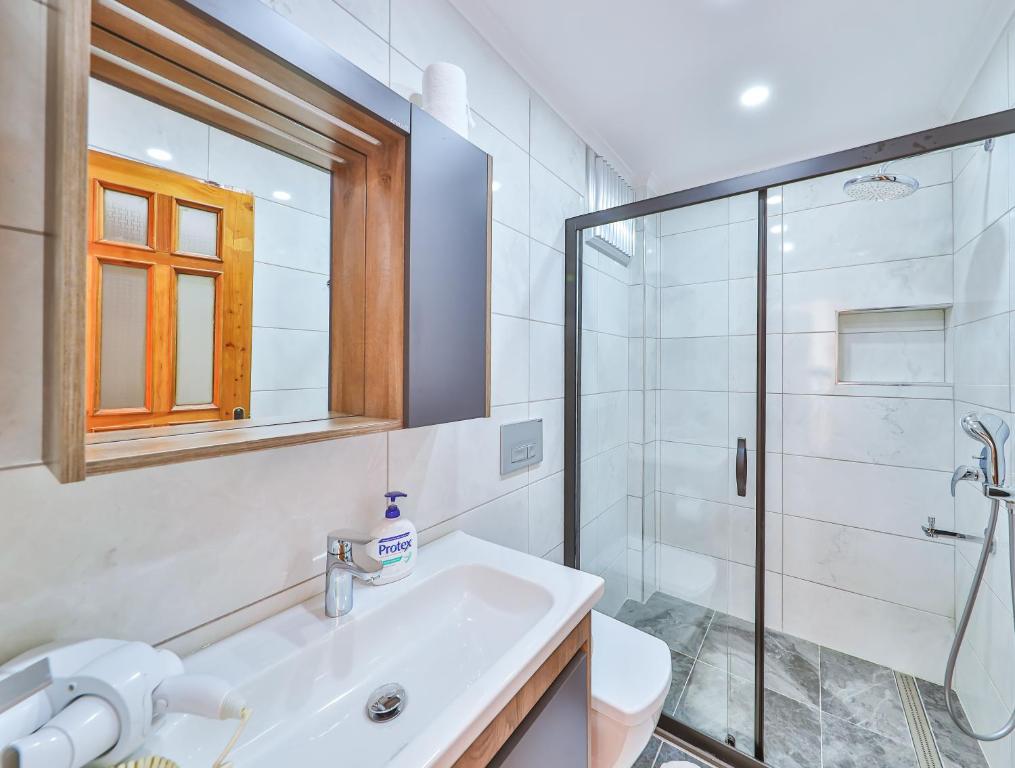 Koupelna v ubytování Villa Dundar - Kas Apartments