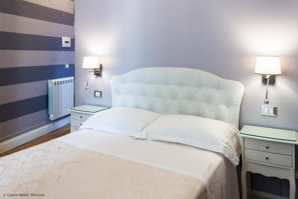 Postel nebo postele na pokoji v ubytování Opera Relais