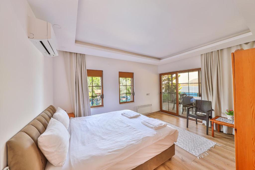 Villa Dundar - Kas Apart Otel - Family Suite With Sea View (6 Adults)