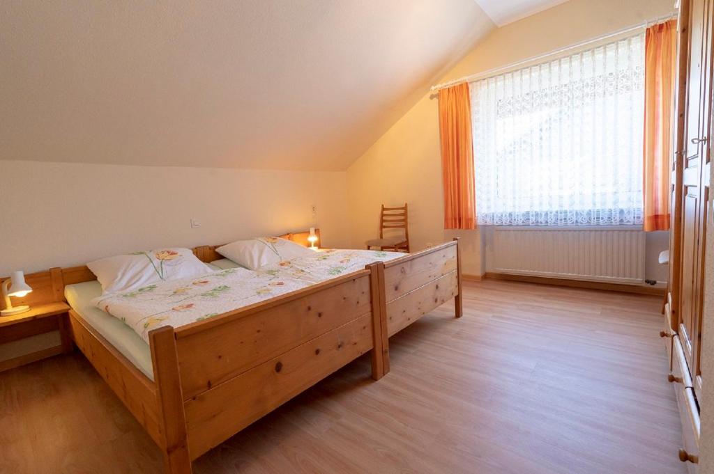 Postel nebo postele na pokoji v ubytování Ferienhof Rüßmann