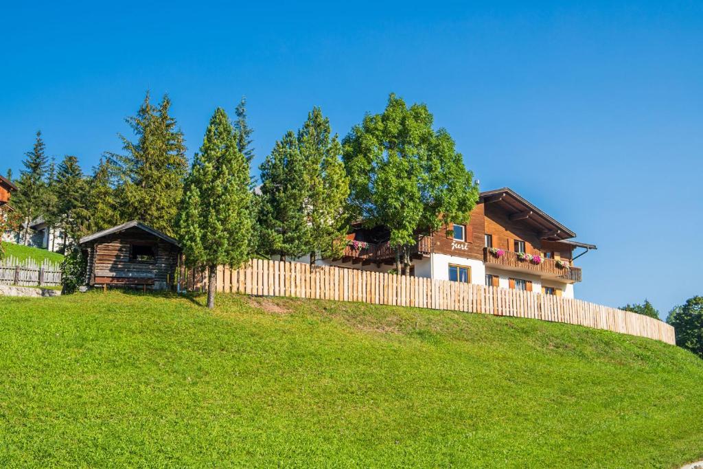 Zahrada ubytování Garni Juri