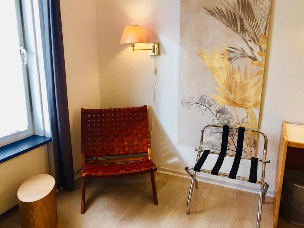 Posezení v ubytování City Hotel Nattergalen