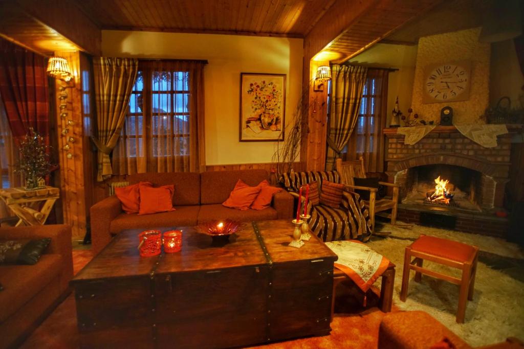 Posezení v ubytování Guesthouse Alexandra