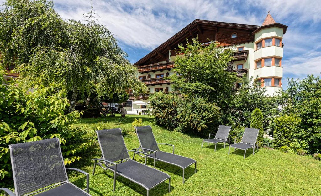 Zahrada ubytování Das Posthaus stubai&smart Hotel