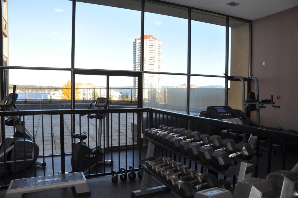 Fitness centrum a/nebo fitness zařízení v ubytování Coast Bastion Hotel