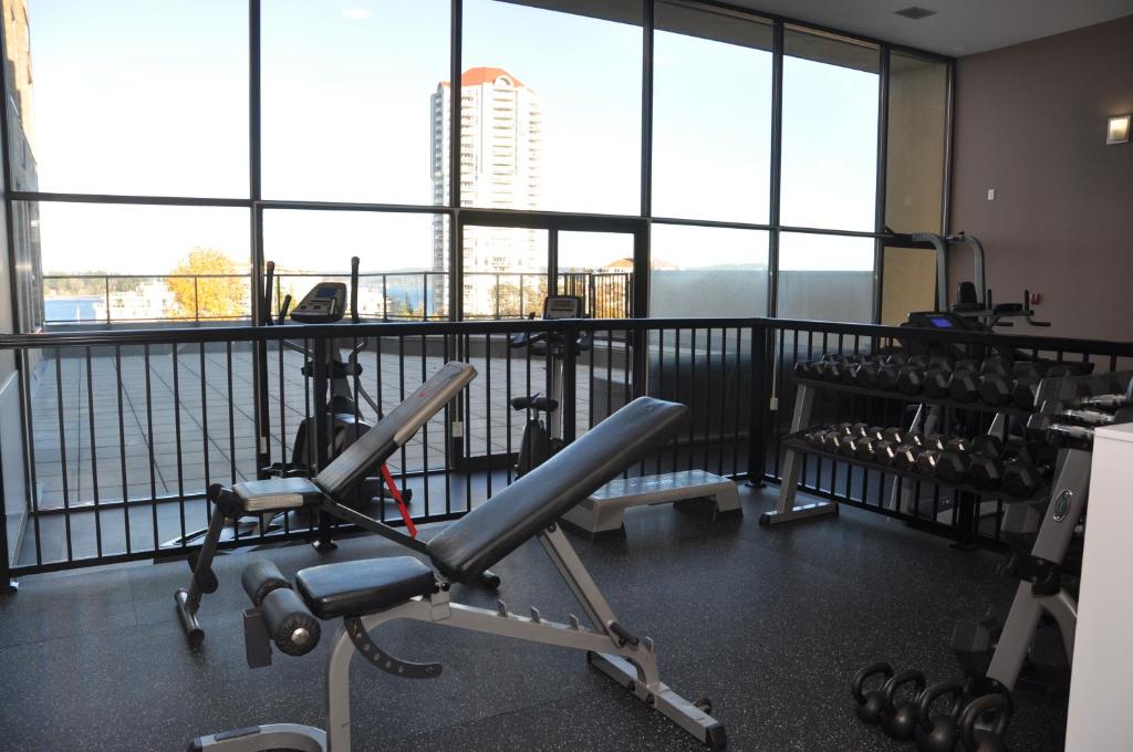 Fitness centrum a/nebo fitness zařízení v ubytování Coast Bastion Hotel