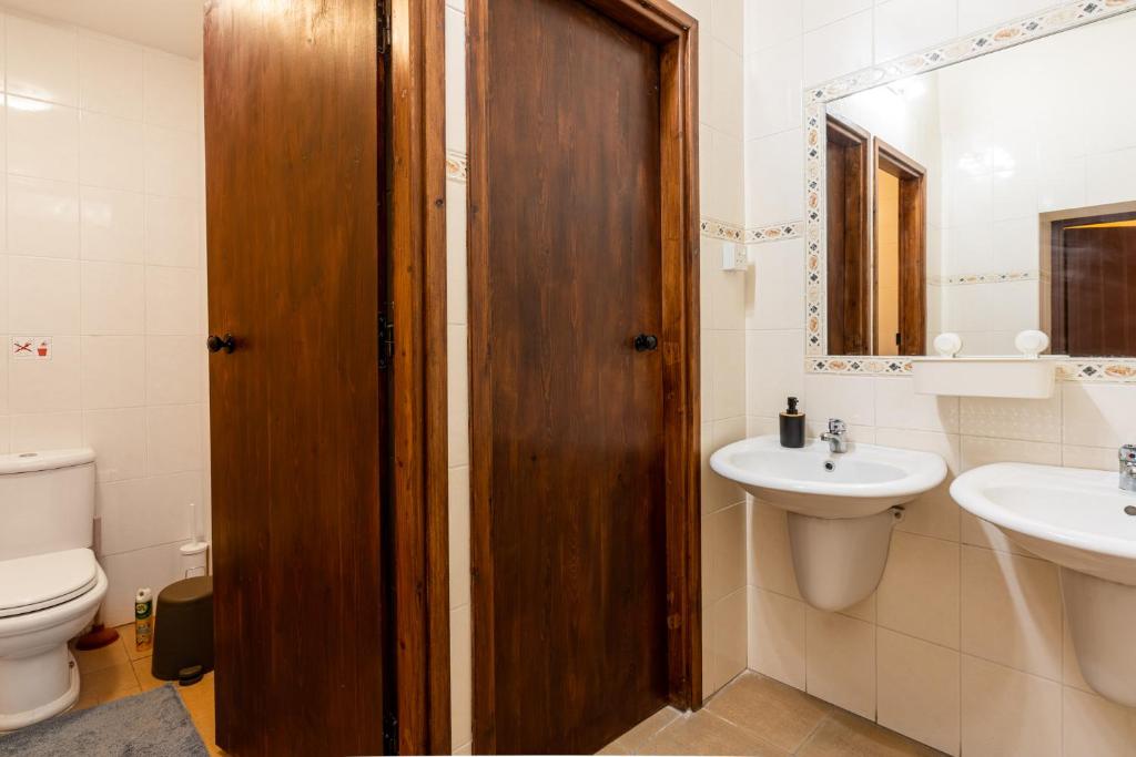 Koupelna v ubytování Bee Hostel