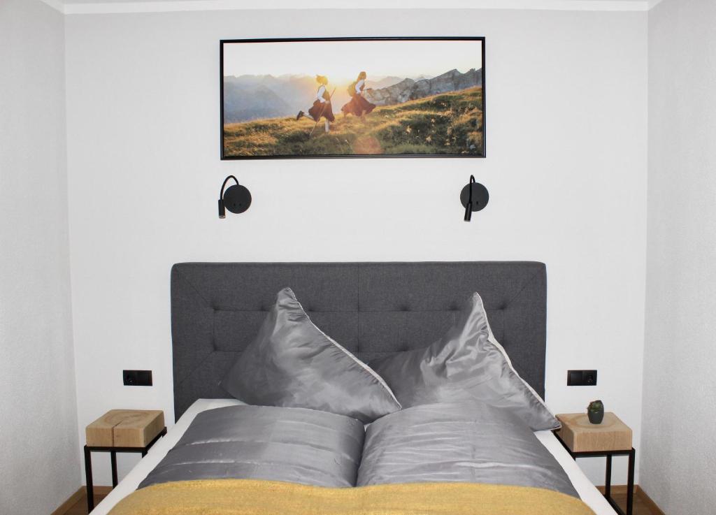 Postel nebo postele na pokoji v ubytování Chalet Maria