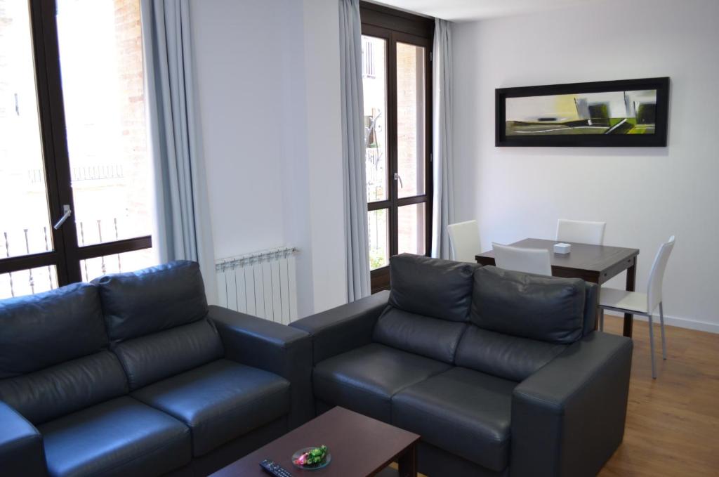 Posezení v ubytování Casa Palacio de los Sitios