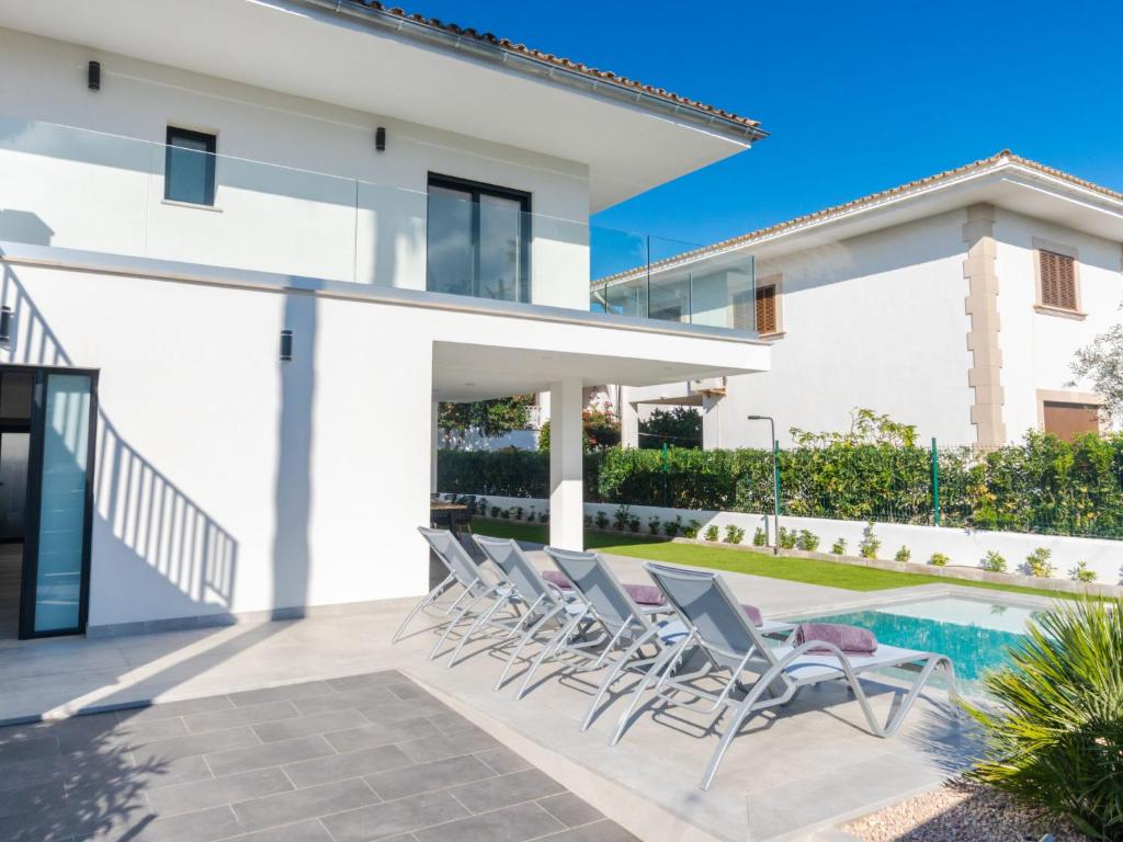 Balkón alebo terasa v ubytovaní Holiday Home Ca na Cati by Interhome