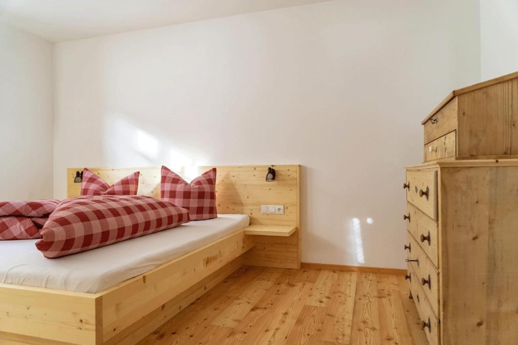Łóżko lub łóżka w pokoju w obiekcie Weberstube Weberhaus Zollhaus Zollstöckl