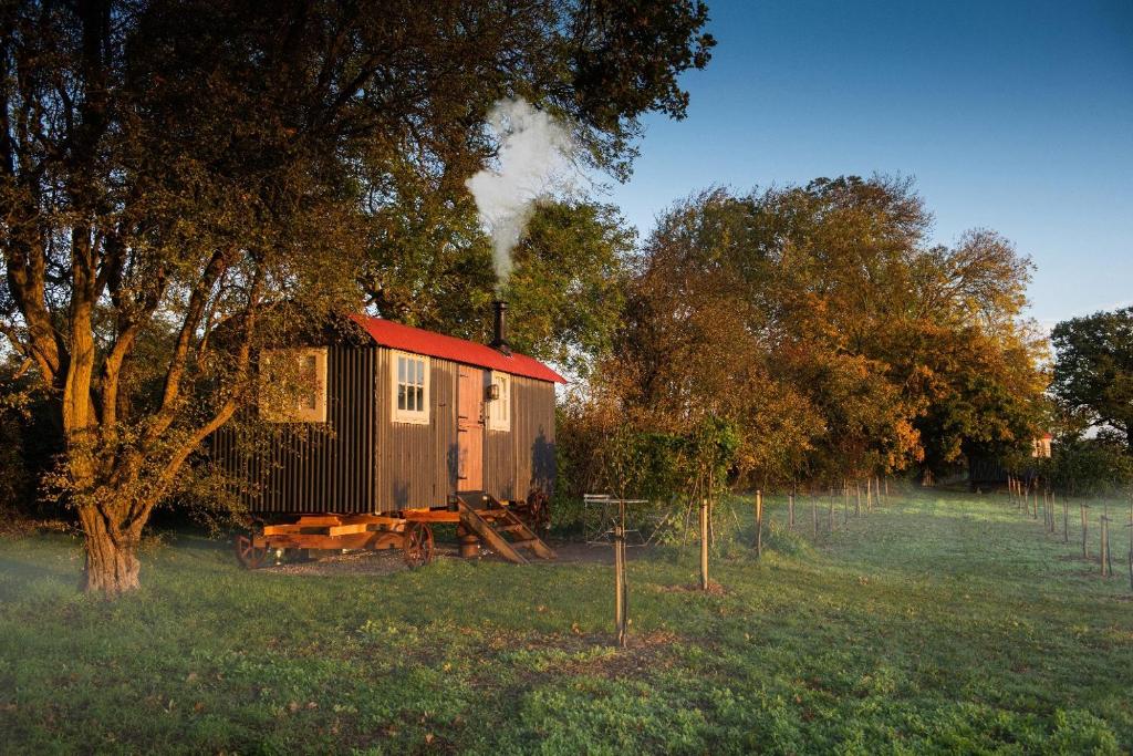 Zahrada ubytování Stamford Cider Huts
