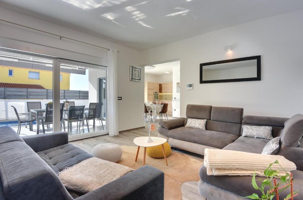 Posezení v ubytování Villa Sunce