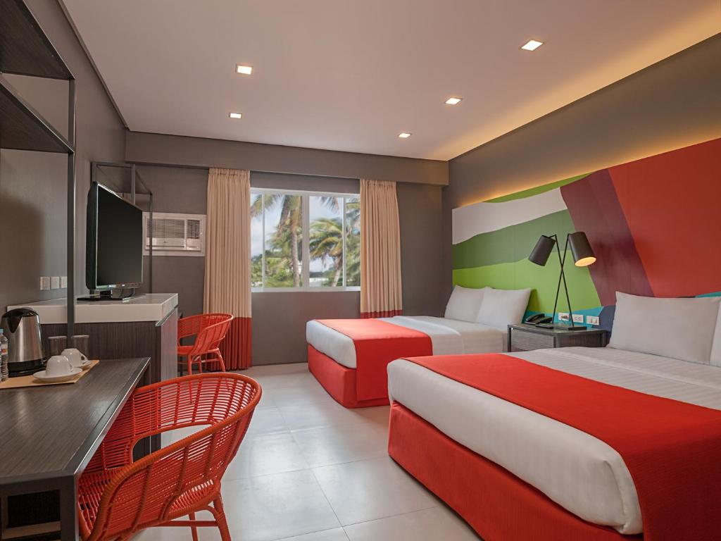 Posezení v ubytování Boracay Uptown