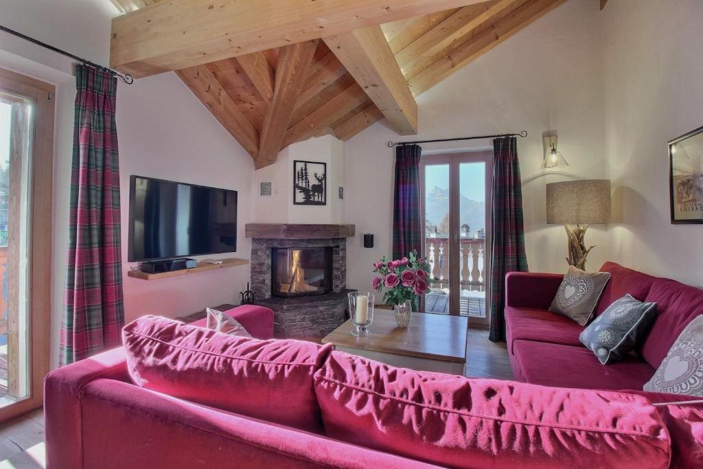 Posezení v ubytování Balthazar The Loft by Villars Luxury