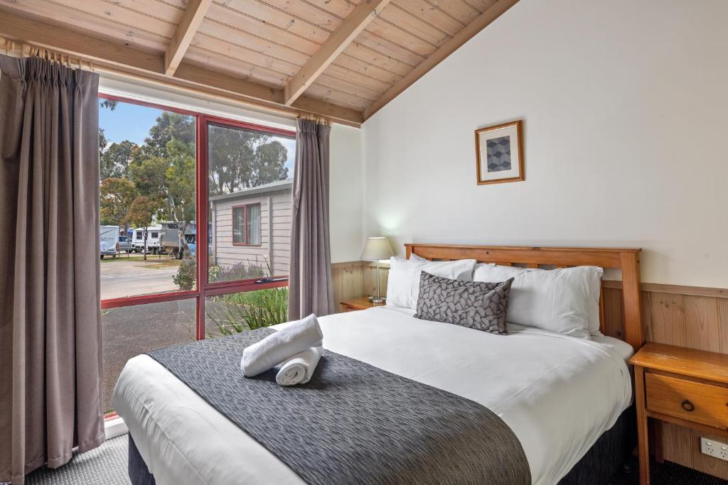 Säng eller sängar i ett rum på Discovery Parks - Melbourne