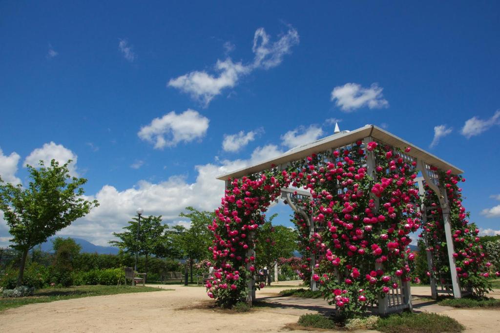 Zahrada ubytování Tabist Travel Inn Shinshu Nakano