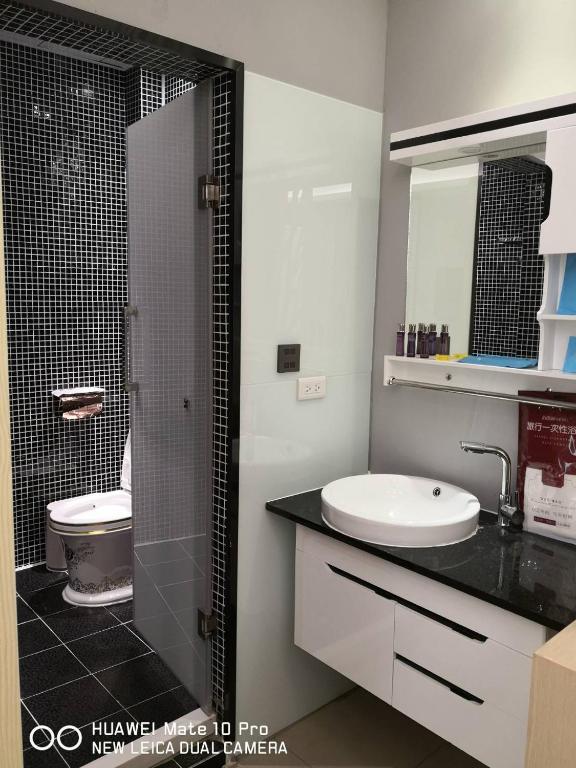 Vannituba majutusasutuses Jiji Wu Homestay