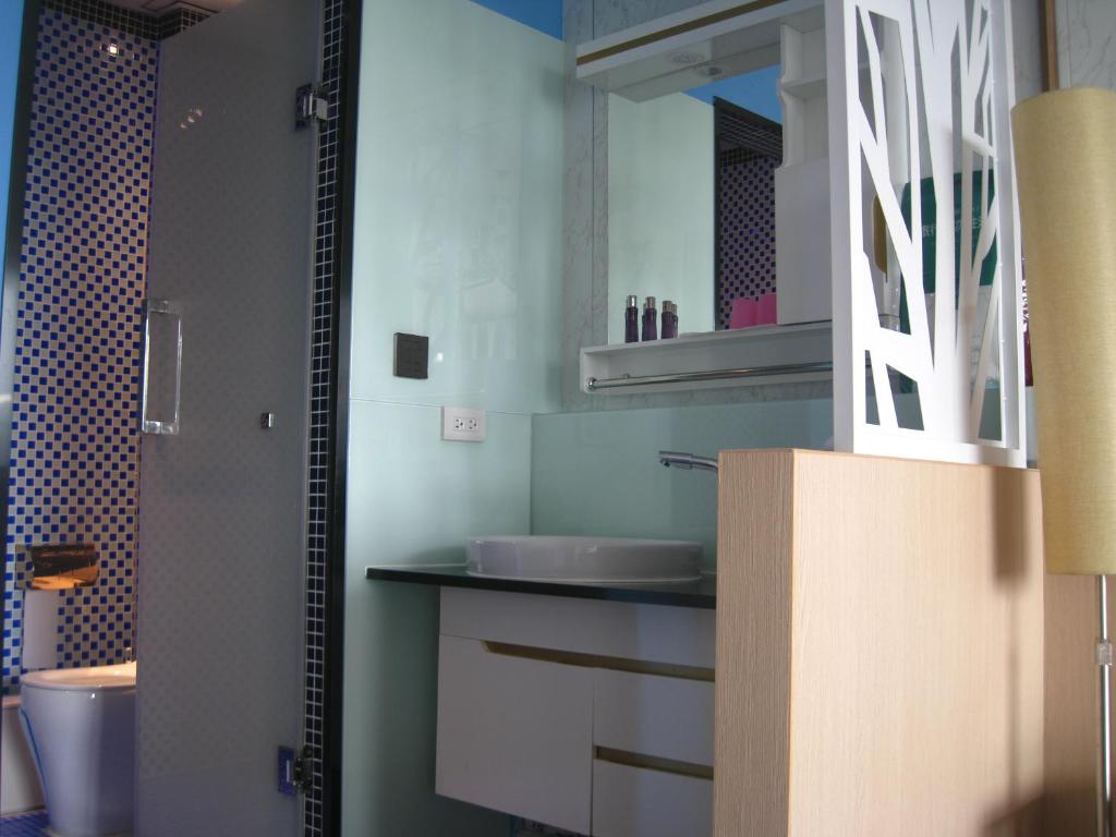 Vannituba majutusasutuses Jiji Wu Homestay