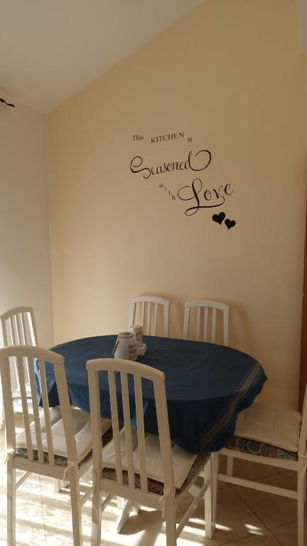 Posezení v ubytování Vodice Family Apartment