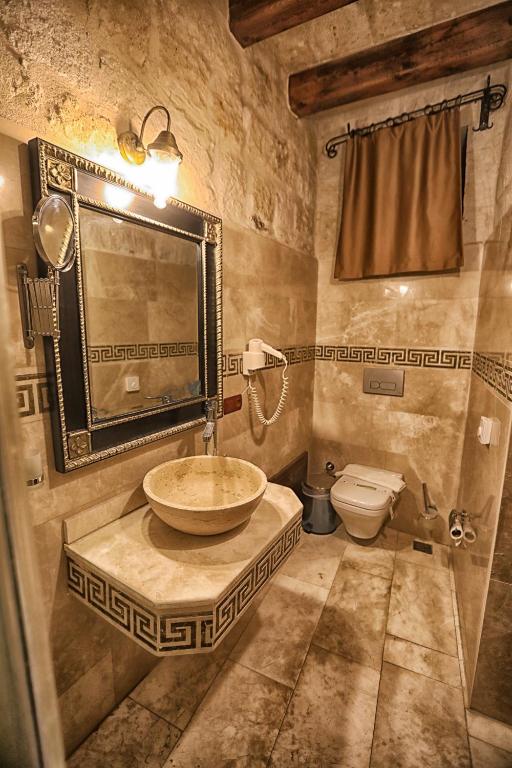 Koupelna v ubytování Göreme Cave Suites