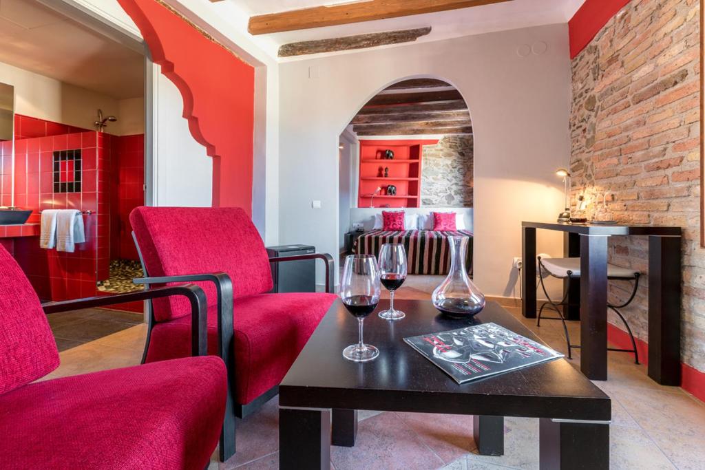 Posezení v ubytování Hotel Cal Llop