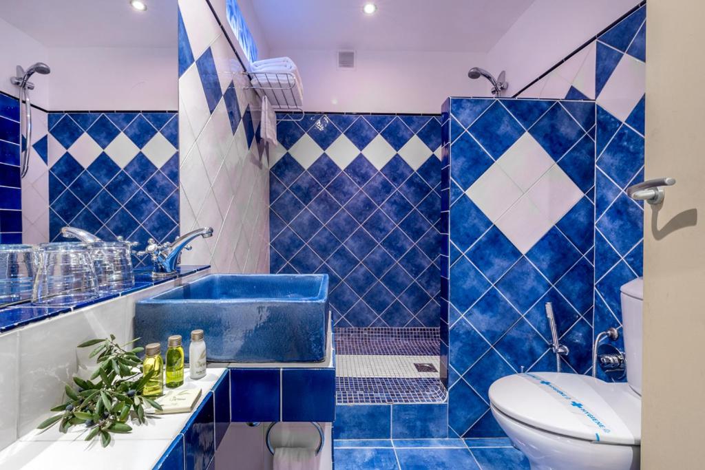 Koupelna v ubytování Hotel Cal Llop