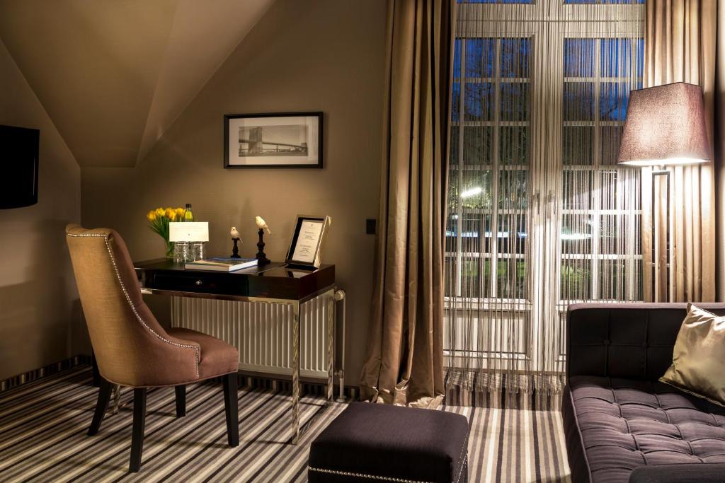 Posezení v ubytování Boutique Hotel Poppenbütteler Hof