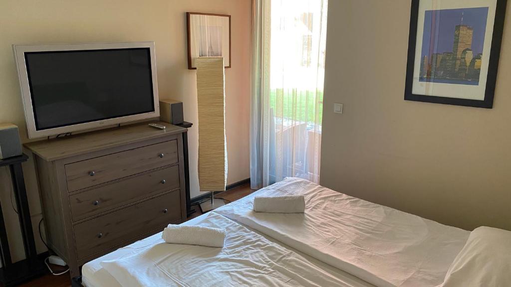 Posteľ alebo postele v izbe v ubytovaní Prime Apartmans