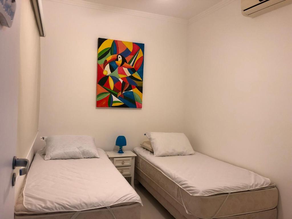  Apartamento Ubatuba Vista para o mar e pé na areia - Praia das Toninhas