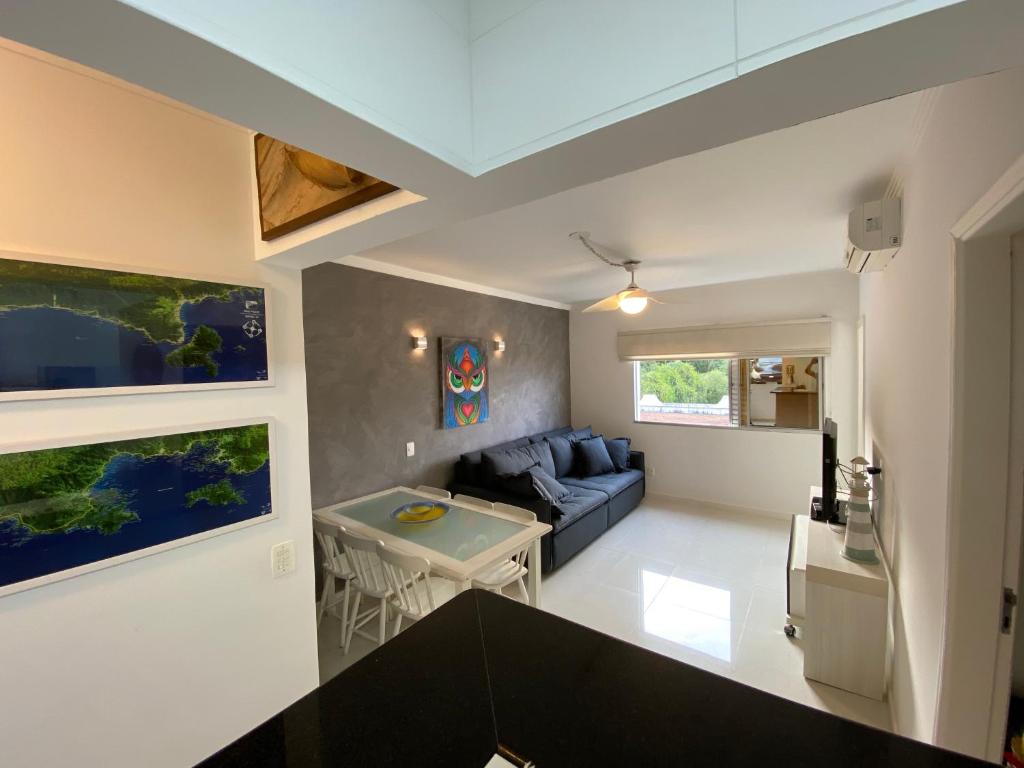  Apartamento Ubatuba Vista para o mar e pé na areia - Praia das Toninhas