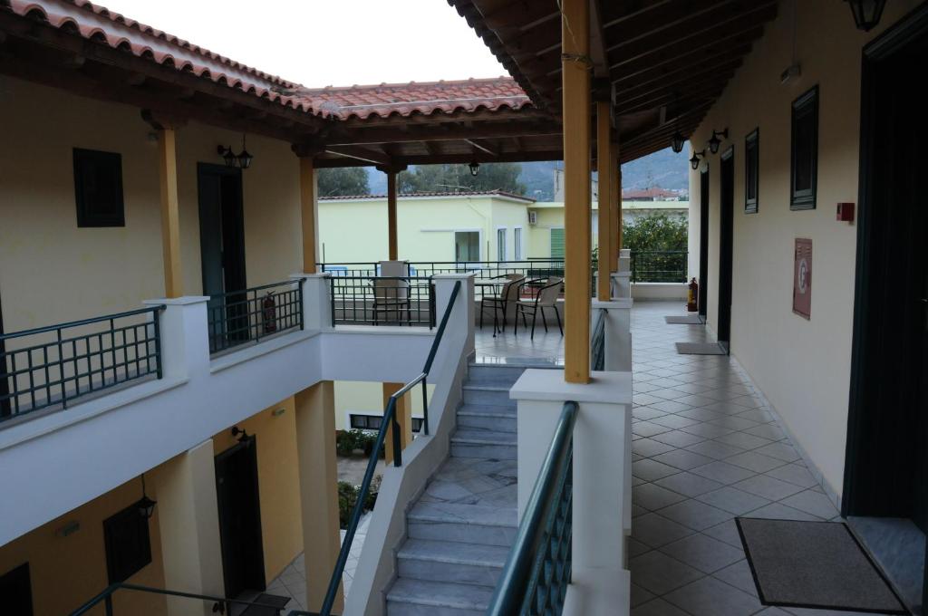 Balkon lub taras w obiekcie Costa-Rini Hotel