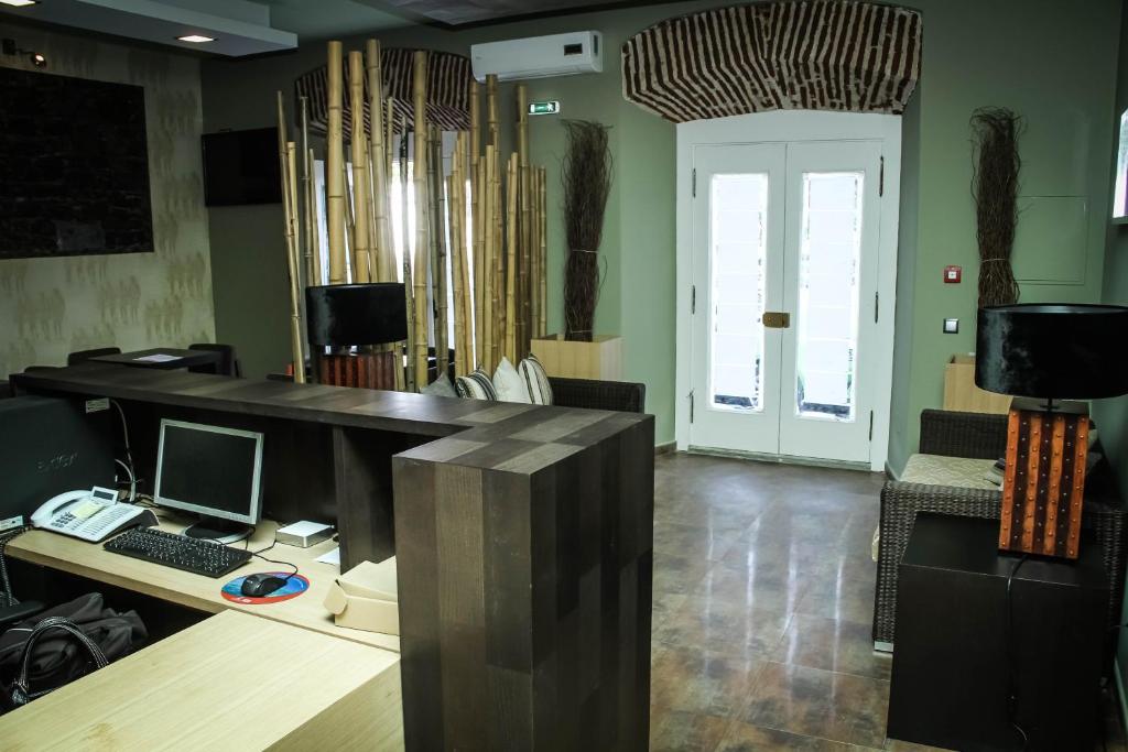 TV a/nebo společenská místnost v ubytování Hotel Praia Confort