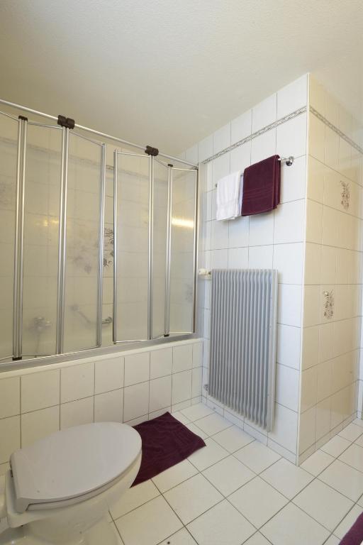 Koupelna v ubytování Haus Orion