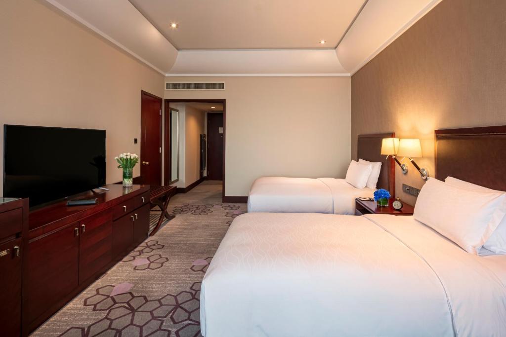 TV a/nebo společenská místnost v ubytování Jin Jiang International Hotel Xi'an