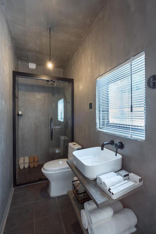 Koupelna v ubytování Su Jiu Apartment