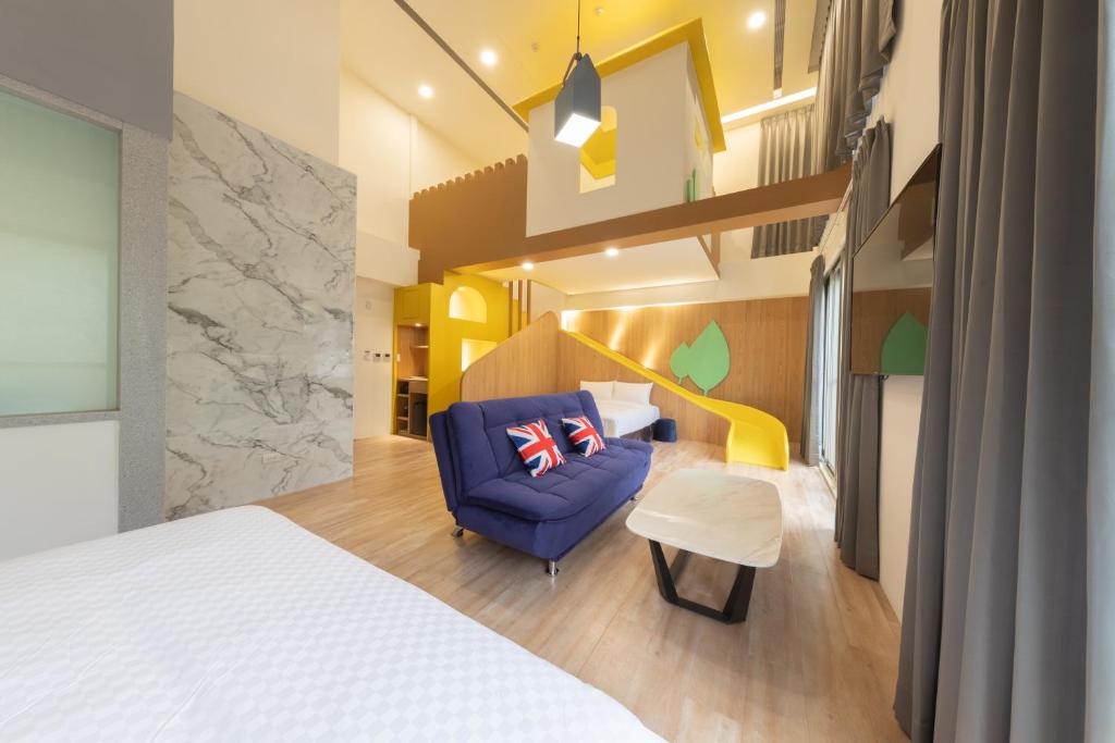 Postel nebo postele na pokoji v ubytování Only Love Motel